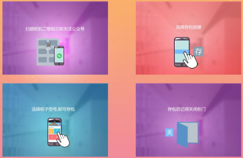 智能寄存柜：微信智能版实现手机+微信开柜！